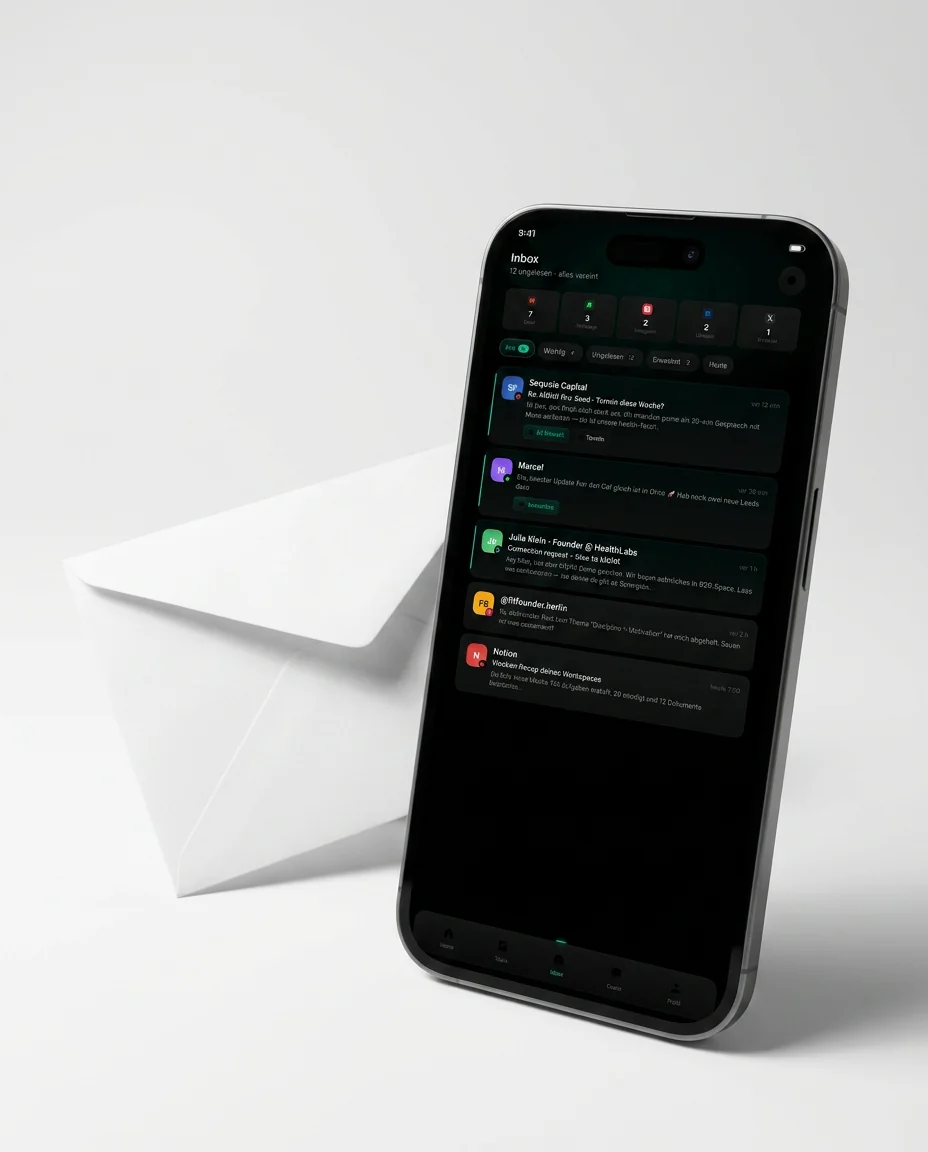 MONK Inbox — zentrale Inbox aus Gmail, WhatsApp und Instagram-DMs